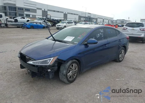 2019 Hyundai Elantra Sel from USA, damaged, VIN 5NPD84LF6KH483971